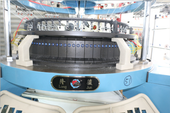 A máquina de confecção de malhas circular do único jérsei RPM30 fácil ajusta a tela diferente da densidade