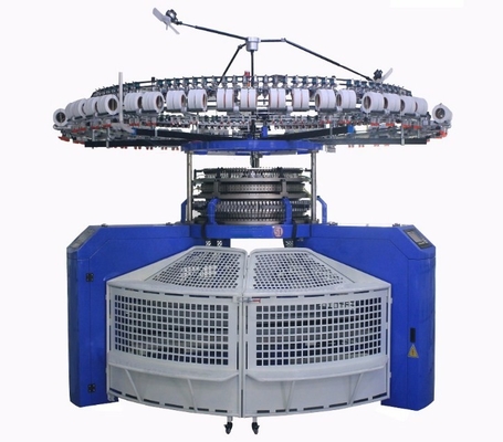 Máquina de confecção de malhas circular da largura aberta de 3 fases, máquina de confecção de malhas dobro do jacquard